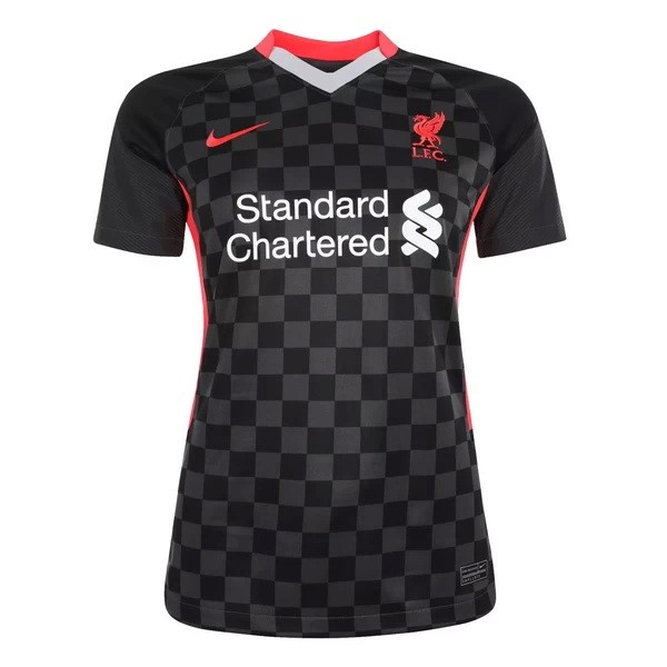 Camiseta Liverpool 3ª Mujer 2020 2021 Negro